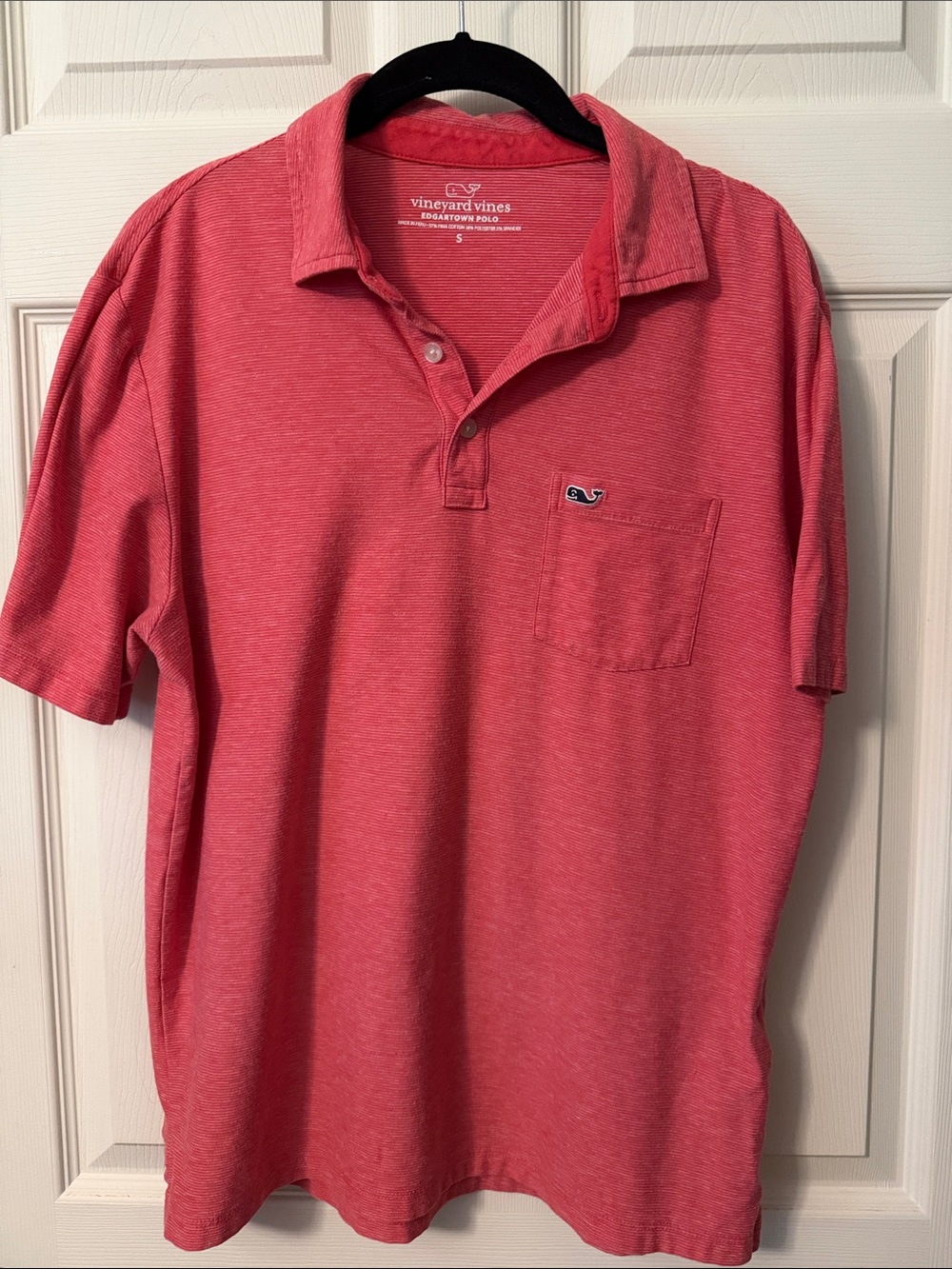 Vineyard Vines Men’s Polo Shirt - Coral Red
